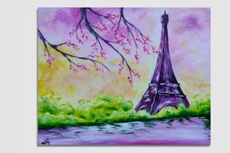 Paint Nite: Blossoms in Paris
